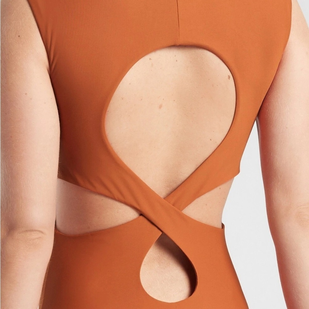 Athleta Terracotta One-Piece Swimsuit - Picture 3 of 7